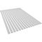 Ekena Millwork 94H x 3/8T Adjustable PVC Slat Wall Panel Kit w/ 3W Slats, Unfinished contains 15 Slats SWP60X94X0375UN - alternate 3